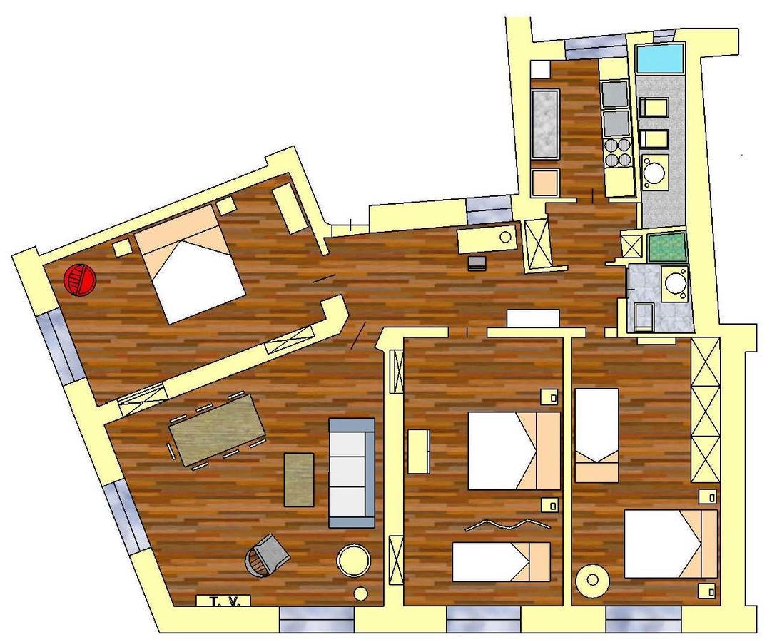 Habitat'S Navona Apartment Рим Экстерьер фото